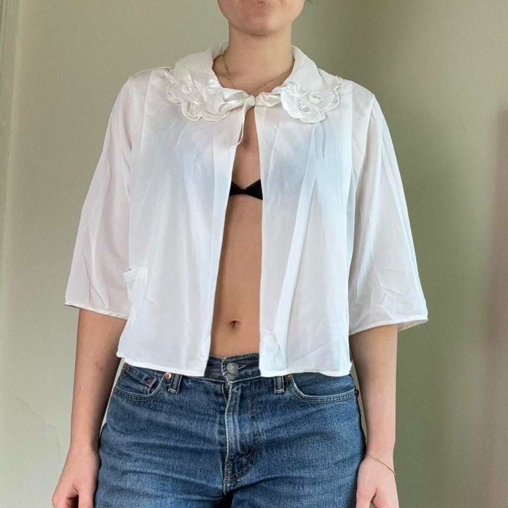 dainty white vintage lingerie dust jacket